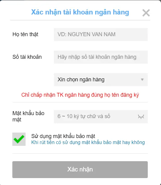 Hướng dẫn rút tiền Kubet