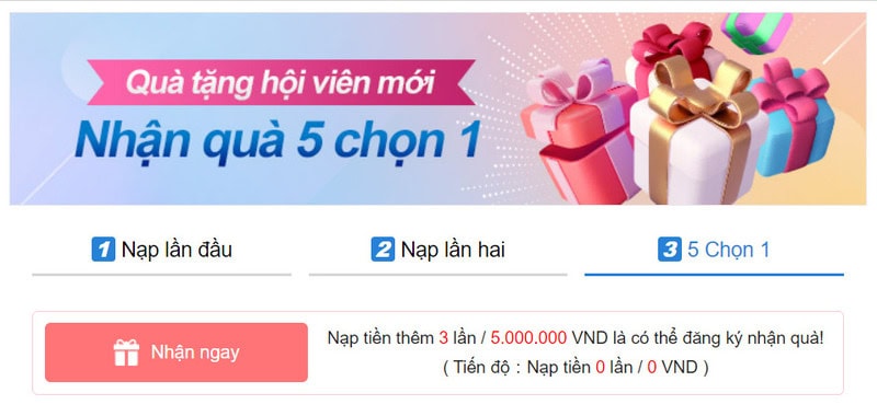 Các chương trình khuyến mãi tân thủ Kubet